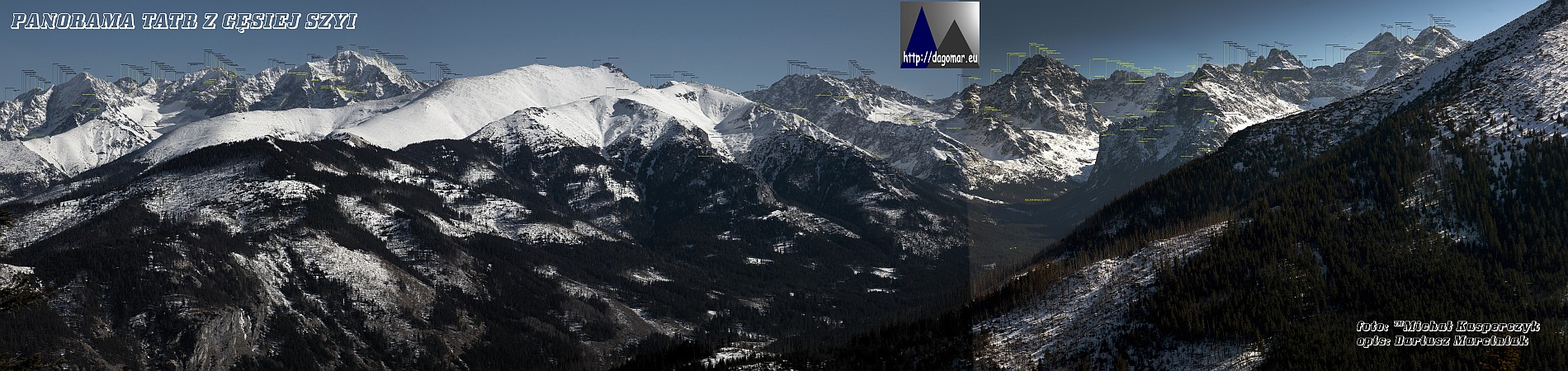 panorama z Gęsiej Szyi